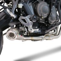 Pot echappement compatible avec Triumph Tiger Sport 660 2022-2024, Powercone Evo, Pot échappement complet, non légal pour les pays de l'UE, avec db killer amovible 