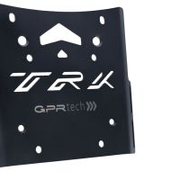 Top case GPR TECH compatible with  Benelli Trk 502 X 2021/2024 e5 GPR TECH Top case in aluminum, black color with specific plate included Capacity 55 LT.
