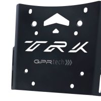 Top case GPR TECH compatible with  Benelli Trk 502 X 2021/2024 e5 GPR TECH Top case in aluminum, black color with specific plate included Capacity 55 LT.