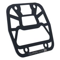 GPR TECH compatible with  Aprilia Tuareg 660 2021/2024 e5 GPR TECH Specific fitting plate Top Case ALPITECH 35 LT compatible with original luggage rack,stainless steel made with 4 anchor points