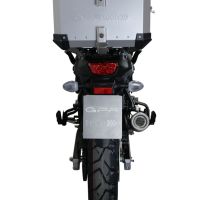 Top case GPR TECH compatible with  Suzuki V-Strom 1050 Xt/De 2020/2024 e5 GPR TECH Top case in aluminum, silver color with specific plate included Capacity 35 LT.