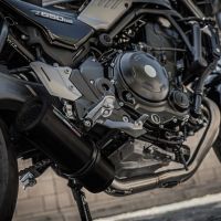 Pot echappement compatible avec Kawasaki Z 650 RS 2021-2023, M3 Black Titanium, Pot echappement racing, ligne complet, fourni avec collecteur spécifique, article sans homologation 