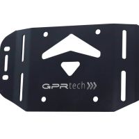 Top case GPR TECH compatible with  Kawasaki Versys 1000 i.e. 2019/2020 e4 GPR TECH Top case in aluminum, black color with specific plate included Capacity 45 LT.