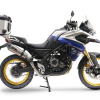 GPR exhaust compatible with  Voge 525DSX 2023-2024, New Grand Prix Evo Titanium, Slip-on exhaust including removable db killer and link pipe, EPA-compliant 