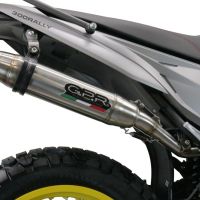 GPR exhaust compatible with  Voge 300Rally 2022-2024, Deeptone Inox, Slip-on exhaust including removable db killer, link pipe and catalyst,  EPA-compliant 