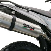GPR exhaust compatible with  Voge 300Rally 2022-2024, Satinox , Slip-on exhaust including removable db killer, link pipe and catalyst,  EPA-compliant 