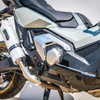 Pot echappement compatible avec Honda Forza 750 2021-2024, Albus Evo4, Échappement légal, homologué,silencieux avec db killer amovible et tuyau de liaison spécifique 