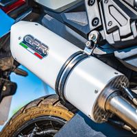 Pot echappement compatible avec Honda Forza 750 2021-2024, Albus Evo4, Échappement légal, homologué,silencieux avec db killer amovible et tuyau de liaison spécifique 