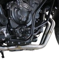 Pot echappement compatible avec Yamaha Xsr 700 2021-2024, M3 Inox , Pot échappement complet, non légal pour les pays de l'UE, avec db killer amovible 