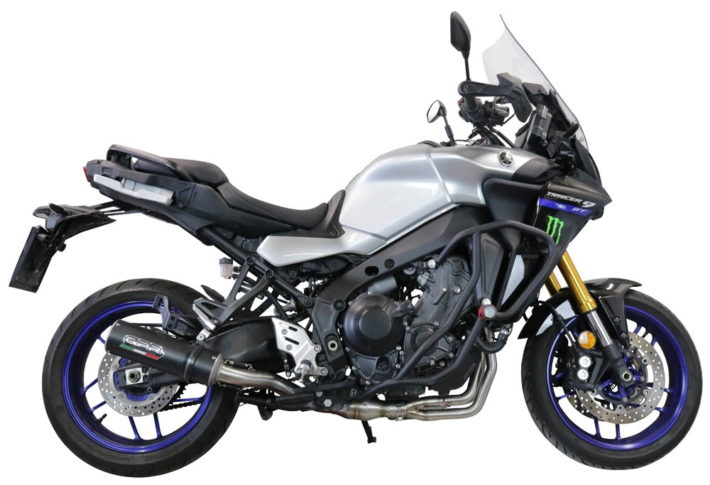 YamahaTracer 920212024M3 Black TitaniumPot échappement complet, non légal pour les pays de l'UE, avec db killer amovible