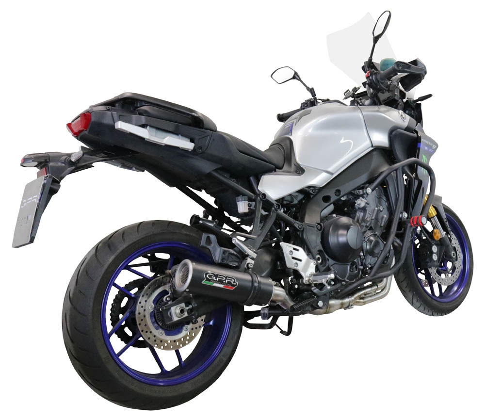 YamahaTracer 920212024M3 Black TitaniumPot échappement complet, non légal pour les pays de l'UE, avec db killer amovible