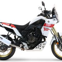 Pot echappement compatible avec Yamaha Tenere 700 2019-2020, Albus Evo4, Échappement légal, homologué,silencieux avec db killer amovible et tuyau de liaison spécifique 