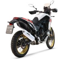 Pot echappement compatible avec Yamaha Tenere 700 2019-2020, Albus Evo4, Échappement légal, homologué,silencieux avec db killer amovible et tuyau de liaison spécifique 