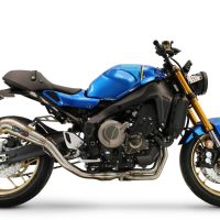 Pot echappement compatible avec Yamaha XSR900 2022-2024, Powercone Evo, Pot échappement complet, non légal pour les pays de l'UE, avec db killer amovible 