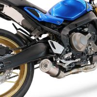 Pot echappement compatible avec Yamaha XSR900 2022-2024, M3 Inox , Pot échappement complet, non légal pour les pays de l'UE, avec db killer amovible 