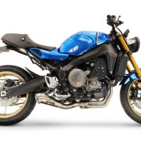 Pot echappement compatible avec Yamaha XSR900 2022-2024, Powercone Evo, Pot échappement complet, non légal pour les pays de l'UE, avec db killer amovible 