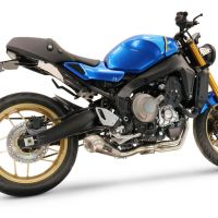 Pot echappement compatible avec Yamaha XSR900 2022-2024, Powercone Evo, Pot échappement complet, non légal pour les pays de l'UE, avec db killer amovible 