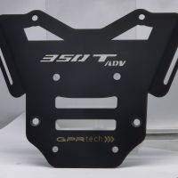 Top case GPR TECH compatible with  Zontes 350 T2 ADV 2022/2024 e5 GPR TECH Top case in aluminum, black color with specific plate included Capacity 45 LT.