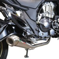 Pot echappement compatible avec Zontes 350 R1 2022-2024, Powercone Evo, Pot échappement complet, non légal pour les pays de l'UE, avec db killer amovible 