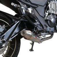 Pot echappement compatible avec Zontes 350 R1 2022-2024, Ultracone, Pot échappement complet, non légal pour les pays de l'UE, avec db killer amovible 