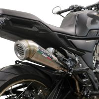 Pot echappement compatible avec Zontes 350 GK 2022-2024, Powercone Evo, Échappement légal, homologué,silencieux avec db killer amovible et tuyau de liaison spécifique 