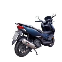 Pot echappement compatible avec Zontes M 125 2022-2024, Pentaroad Inox, Pot échappement complet, non légal pour les pays de l'UE, avec db killer amovible 