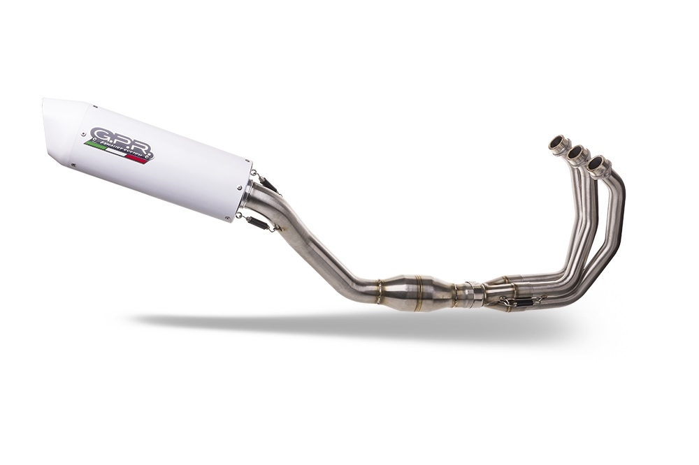GPR exhaust compatible with  Yamaha Tracer 9 2021-2024, Albus Evo4, Full system exhaust including removable db killer and catalyst, EPA-compliant 