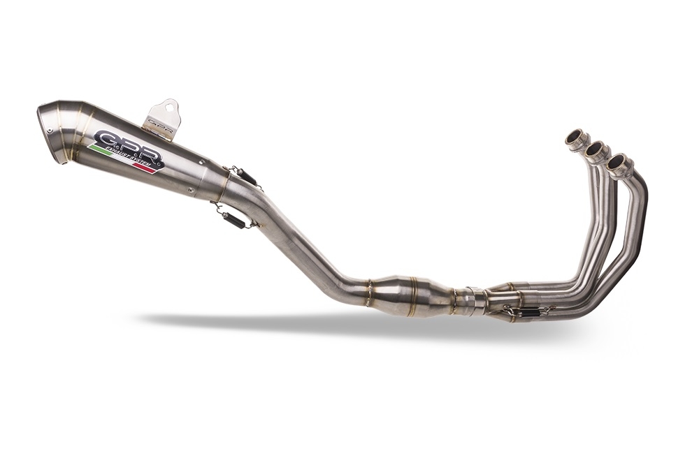 GPR exhaust compatible with  Yamaha FJ-09 2025-2026, Powercone Evo, Full system exhaust including removable db killer and catalyst, EPA-compliant 