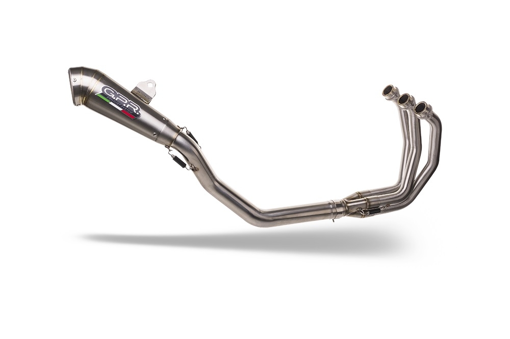 Exhaust compatible with Yamaha XSR900 2022-2024, Powercone Evo, Full system exhaust, including removable db killer 