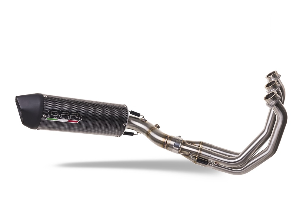 GPR exhaust compatible with  Yamaha XSR900 2016-2021, Furore Evo4 Poppy, Full system exhaust including removable db killer and catalyst, EPA-compliant 