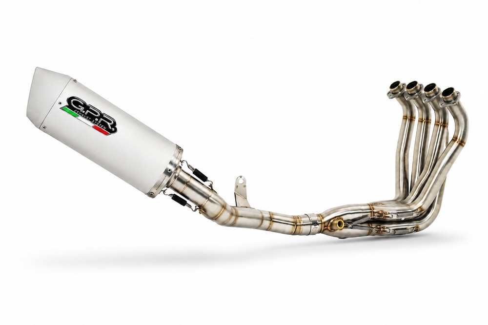 GPR pot echappement compatible avec Kawasaki Z 900 2020-2020, Albus Evo4, Homologué et légal, système d'échappement complet avec catalyseur et db killer amovible 