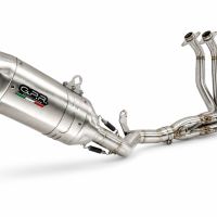 GPR pot echappement compatible avec Kawasaki Z 900 2017-2019, Furore-X Inox, Homologué et légal, système d'échappement complet avec catalyseur et db killer amovible 