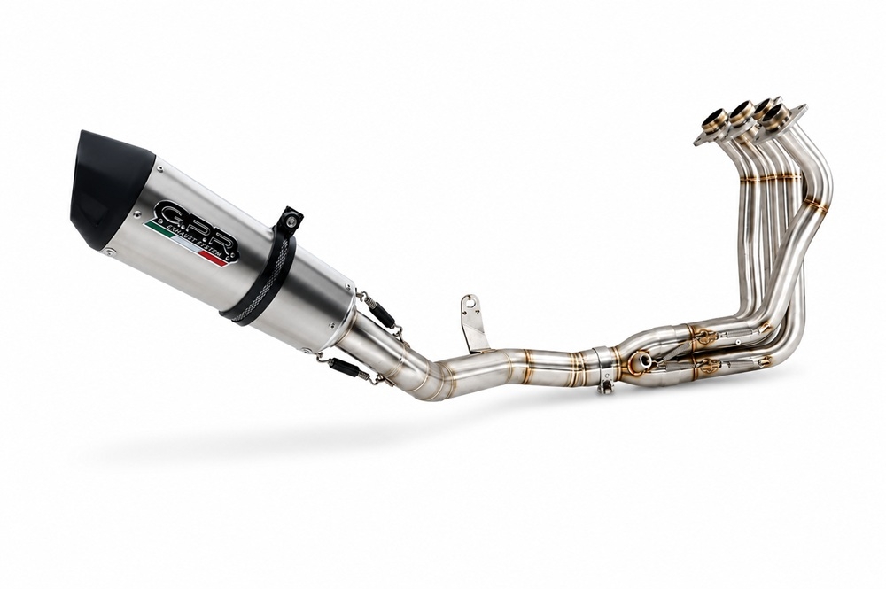 GPR pot echappement compatible avec Suzuki Gsx-S 1000 2015-2016, New Grand Prix Evo Titanium, Homologué et légal, système d'échappement complet avec catalyseur et db killer amovible 