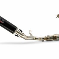 GPR pot echappement compatible avec Suzuki GSX-S950 2021-2025, M3 Black Titanium, Homologué et légal, système d'échappement complet avec catalyseur et db killer amovible 