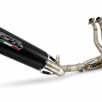 GPR pot echappement compatible avec Suzuki Gsx-S 1000 F 2017-2020, M3 Black Titanium, Homologué et légal, système d'échappement complet avec catalyseur et db killer amovible 
