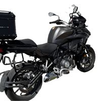 Top case GPR TECH compatible with  Benelli Trk 502 2021/2024 e5 GPR TECH Top case in aluminum, black color with specific plate included Capacity 45 LT.