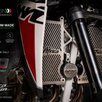 GPR TECH compatible with  Honda Crf 1100 L Africa Twin Adventure Sport 2020/2023 e5 Protecteur de radiateur en titane 
