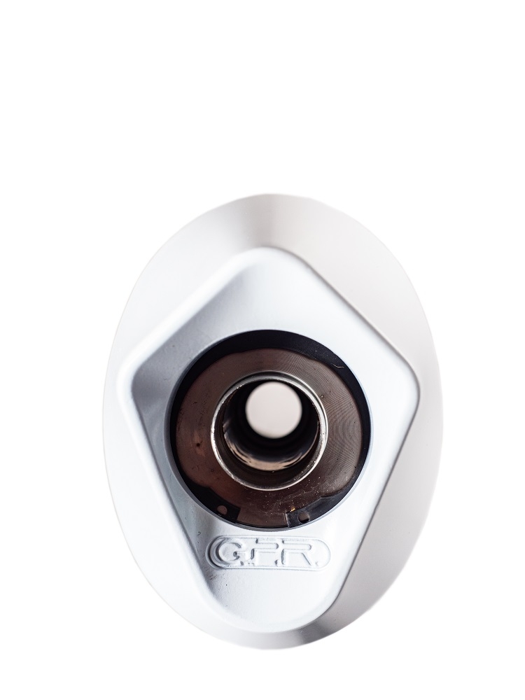 Pot echappement compatible avec Bmw R 1200 R 2006-2010, Albus Ceramic, Échappement légal, homologué,silencieux avec db killer amovible et tuyau de liaison spécifique 