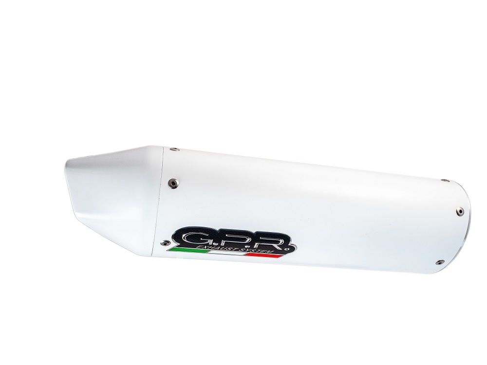 Pot echappement compatible avec Yamaha Xt 1200 Z Supertenere 2010-2016, Albus Ceramic, Échappement légal, homologué,silencieux avec db killer amovible et tuyau de liaison spécifique 
