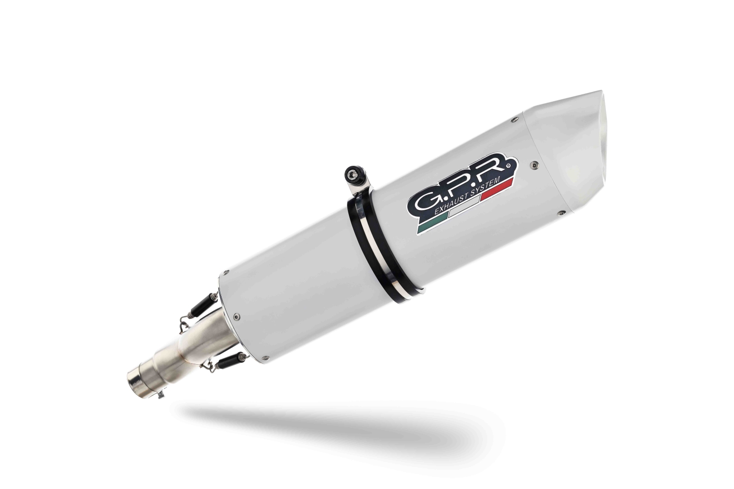 Exhaust compatible with Bmw K1600GTL 2012-2016, Albus Ceramic, Dual slip-on including removable db killers and link pipes, EPA-compliant 