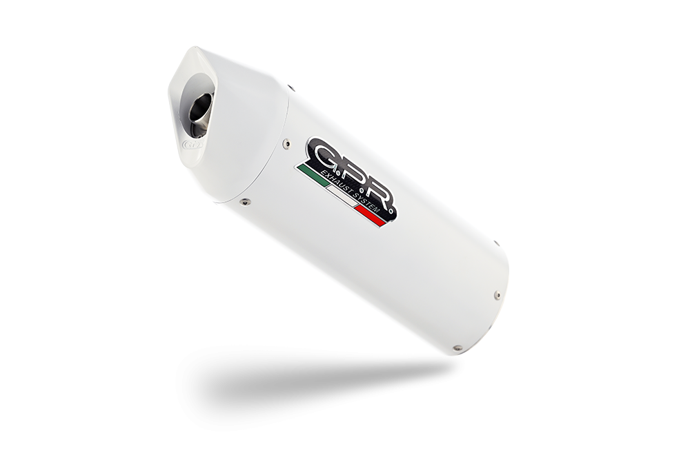 Pot echappement compatible avec Kawasaki Versys 650 2006-2014, Albus Ceramic, Échappement légal, homologué,silencieux avec db killer amovible et tuyau de liaison spécifique 
