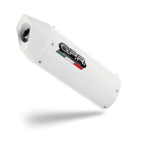 Pot echappement compatible avec Kawasaki Versys 650 2006-2014, Albus Ceramic, Échappement légal, homologué,silencieux avec db killer amovible et tuyau de liaison spécifique 