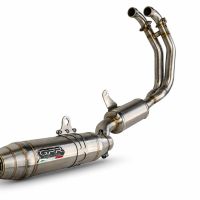 GPR pot echappement compatible avec Aprilia TUONO 660 2021-2024, Deeptone Inox, Homologué et légal, système d'échappement complet avec catalyseur et db killer amovible 