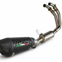 GPR pot echappement compatible avec Aprilia TUONO 660 2021-2024, GP-Revo Black Titanium, Homologué et légal, système d'échappement complet avec catalyseur et db killer amovible 