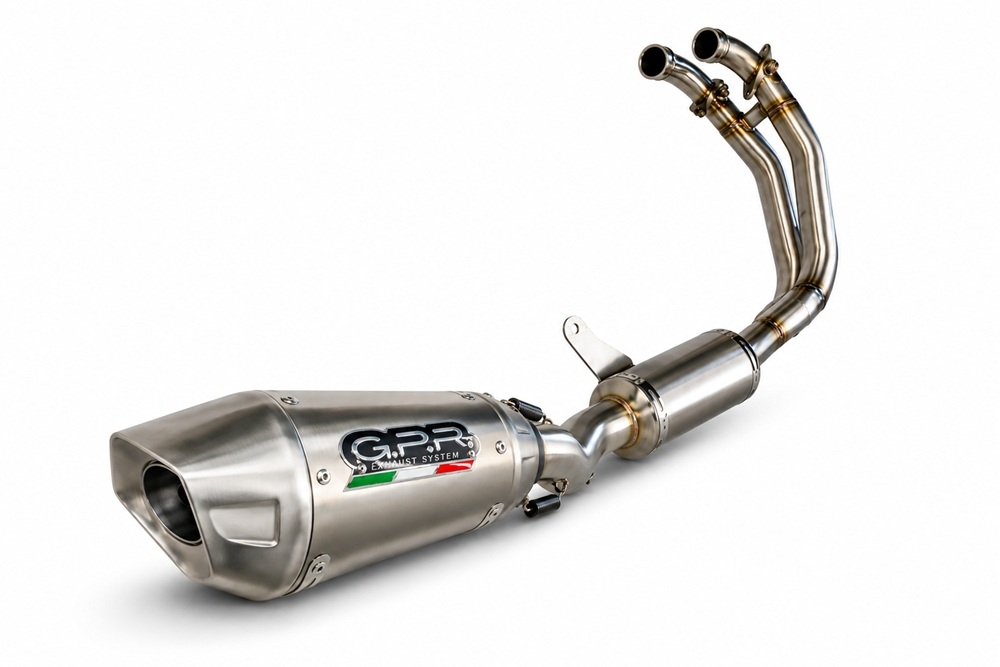 GPR exhaust compatible with Aprilia RS660 2025-2026, GP-Revo Titanium, Full system exhaust, including removable db killer 