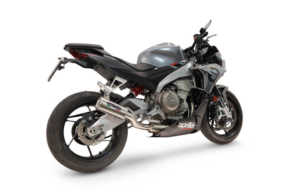 GPR exhaust compatible with Aprilia RS660 2025-2026, M3 Inox , Full system exhaust, including removable db killer 