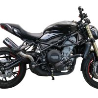 GPR exhaust compatible with  Benelli 752S 2019-2021, M3 Black Titanium, Slip-on exhaust including removable db killer and link pipe, EPA-compliant 