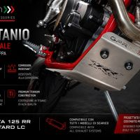 GPR TECH compatible with  Beta RR 125 4T Enduro LC 2021/2023 e5 Sabot moteur en titane 