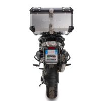 Top case GPR TECH compatible with  Bmw R 1250 Gs 2019/2020 e4 GPR TECH Top case in aluminum, silver color with specific plate included Capacity 45 LT.
