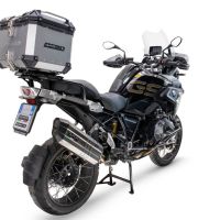 Top case GPR TECH compatible with  Bmw R 1250 Gs 2021/2024 e5 GPR TECH Top case in aluminum, silver color with specific plate included Capacity 55 LT.